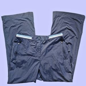 Danskin Navy Blue Track Pants Wide Leg Size M